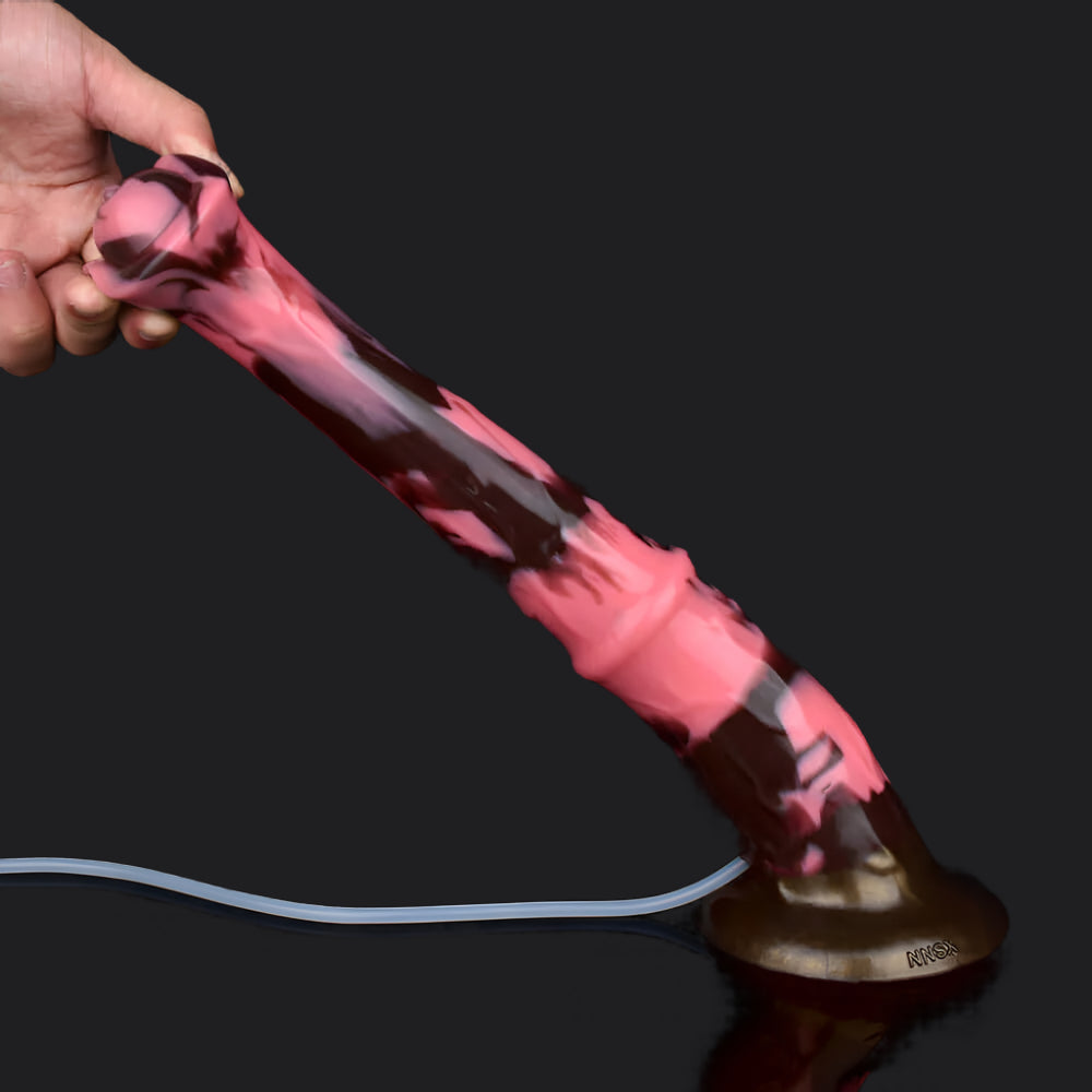Horse Dildo - Native Dancer Ejaculating