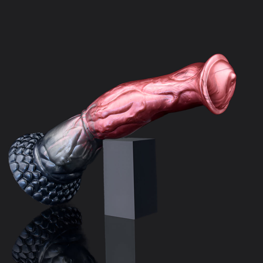 Akhal Tekes Horse Dildo - Black Caviar - Dragon Dildo UK