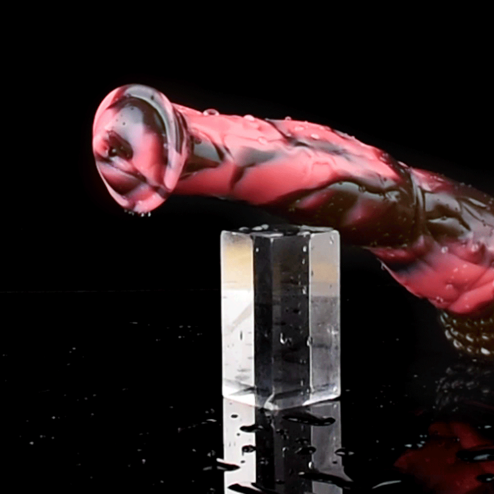 Horse Dildo - Black Caviar Ejaculating
