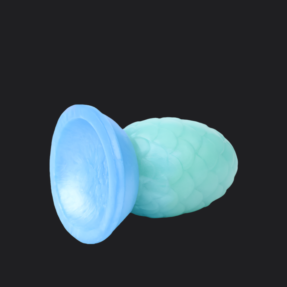 Dragon Dildo® | Tiamat Egg Butt Plug Color: Deep Blue