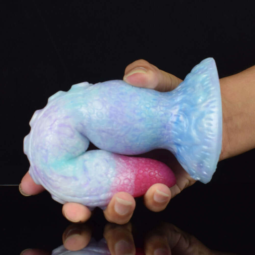 Icy Blue Tentacle Monster Dildo