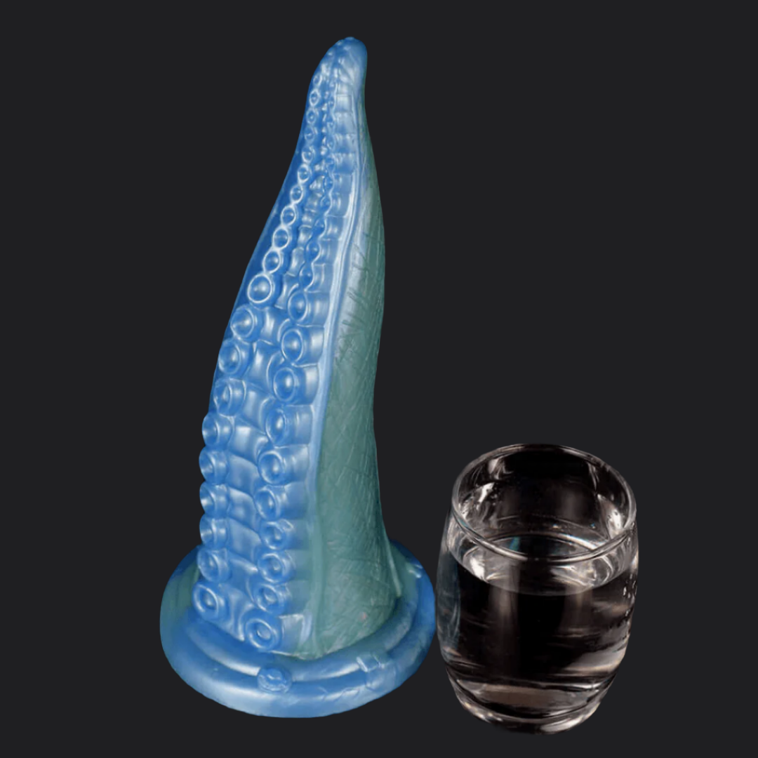 Deep Blue Octopus Tentacle Dildo - Dragon Dildo UK