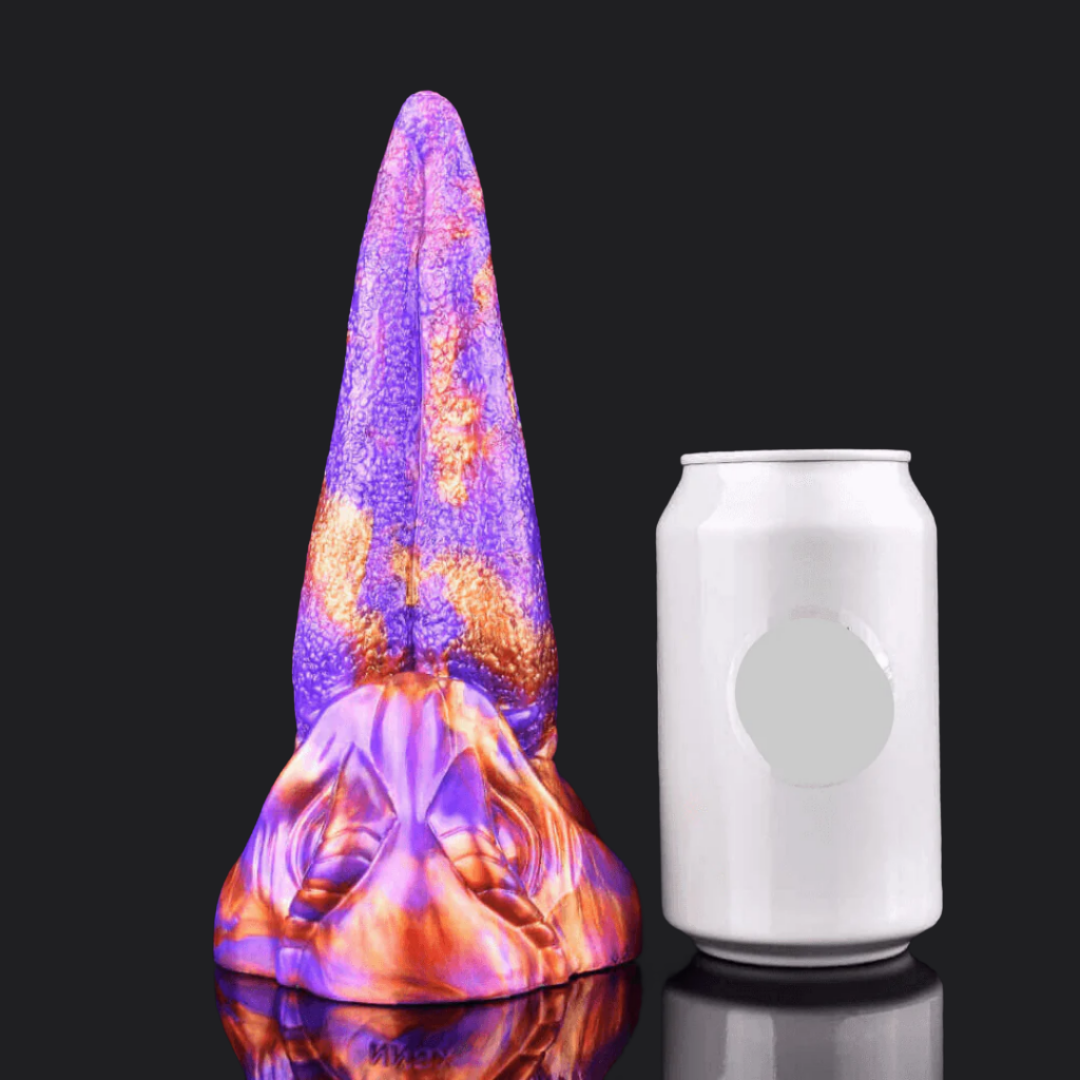 Dragon Dildo® | Demon's Tongue Colour: Purple & Orange