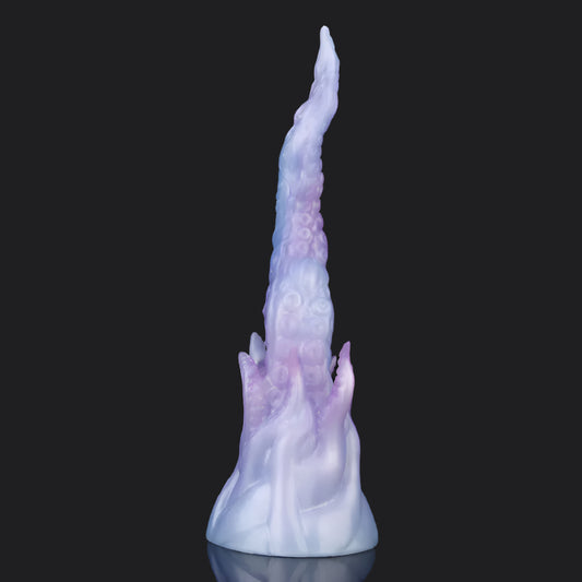 Kraken Fry tentacle dildo -- Lilac colourway -- platinum silicone -- Dragon Dildo®