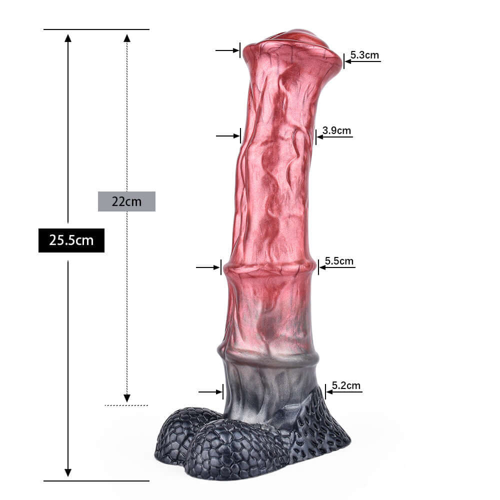 Dragon Dildo® | Akhal Tekes Horse Dildo - Eclipse Colour: Akhal Tekes