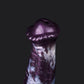 Hrímfaxi ejaculating dildo -- Dark Ice Monster colourway -- platinum silicone -- Dragon Dildo®