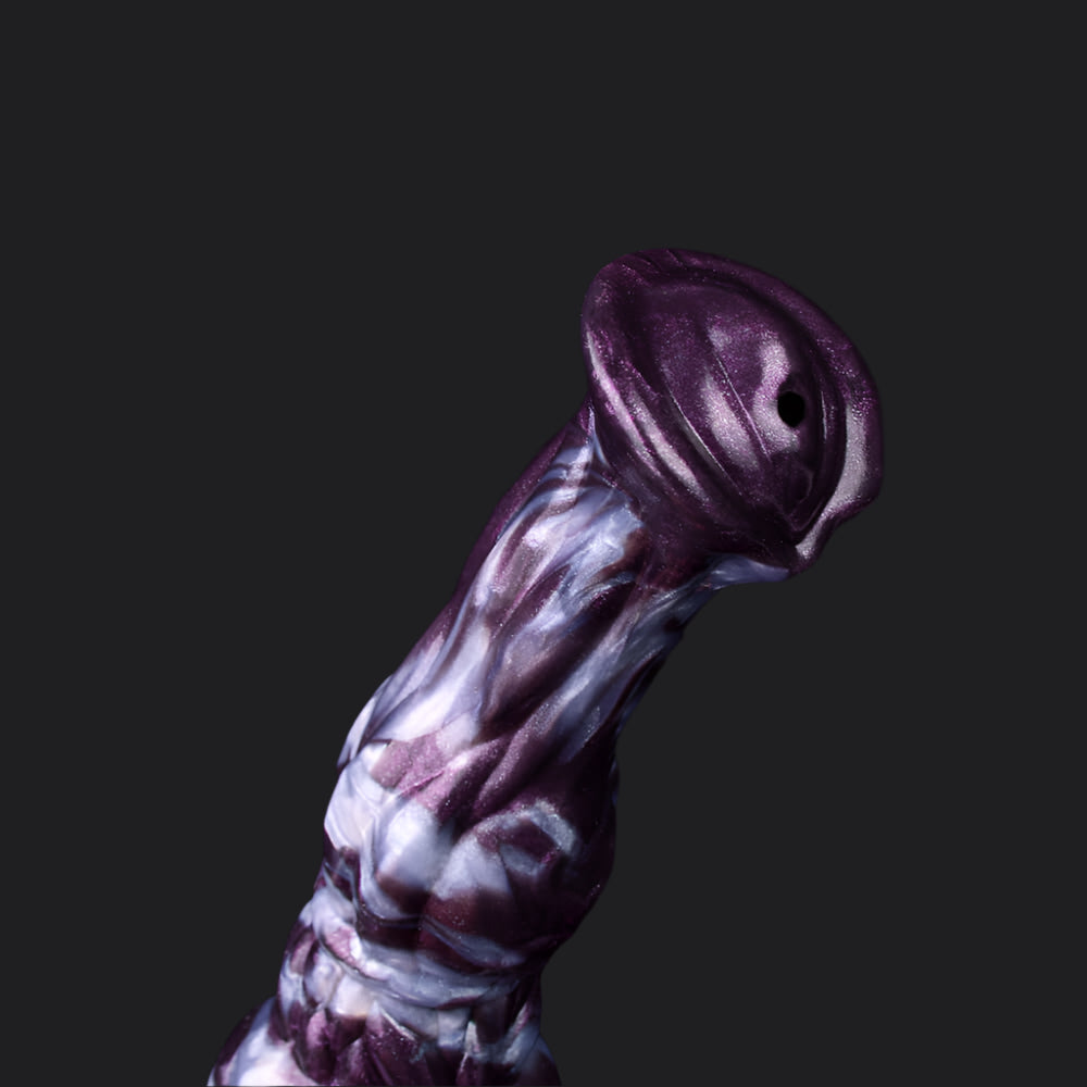 Dark Ice Monster Ejaculating Dildo - Zenyatta - Dragon Dildo UK