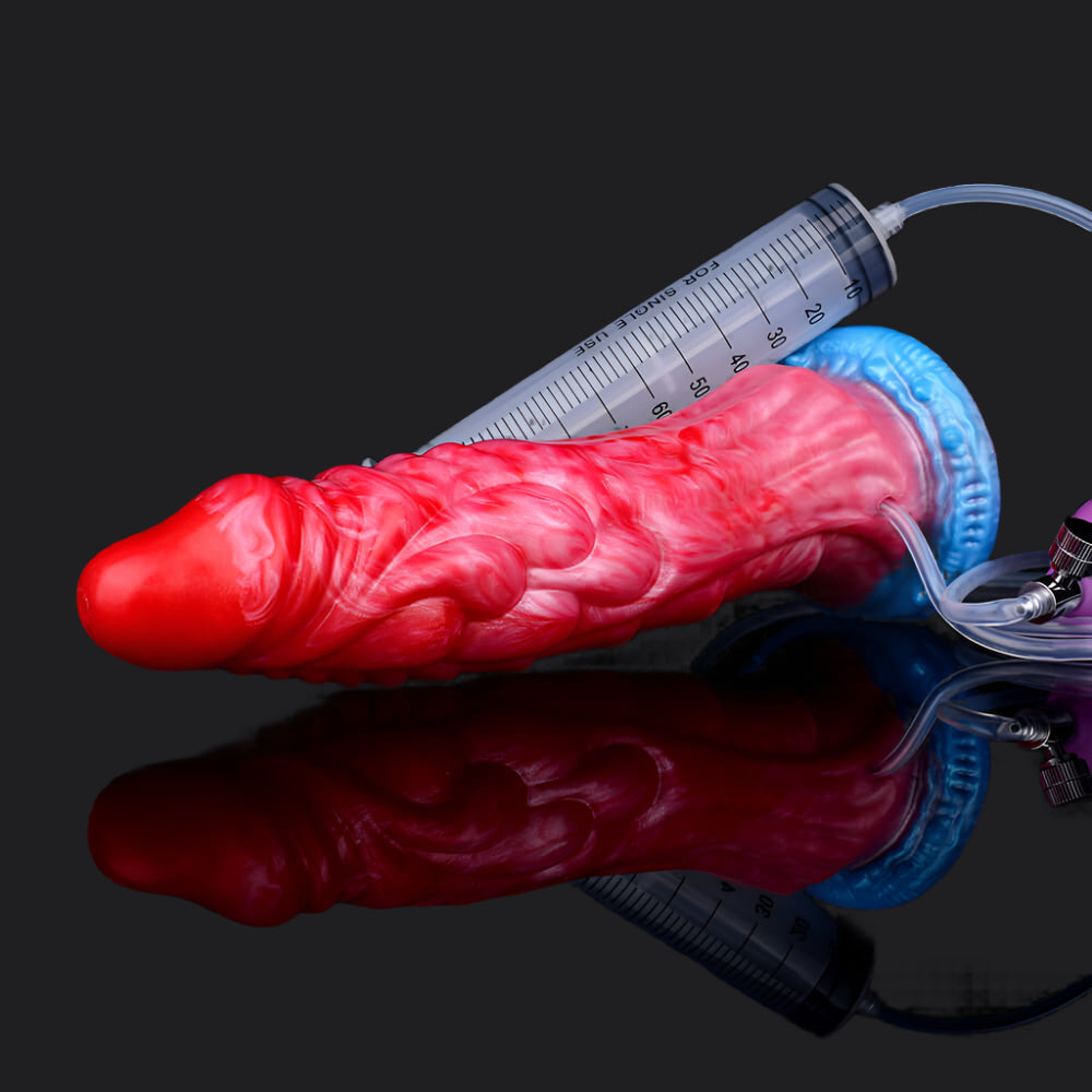 Black Dragon - Ejaculating Inflatable Dildo - Dragon Dildo UK