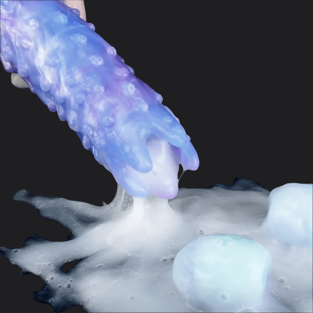 Dragon Dildo® | Zerg Ovipositor Alien Dildo Color: Celestial Frost