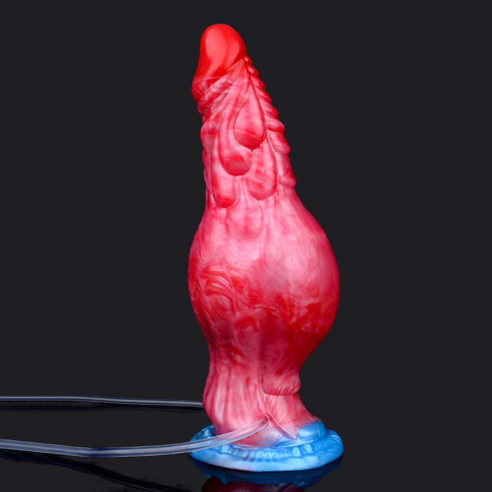 Black Dragon - Ejaculating Inflatable Dildo - Dragon Dildo UK