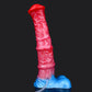 Eclipse ejaculating inflatable dildo -- Frostbite colourway -- platinum silicone -- Dragon Dildo®