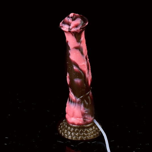 Horse Dildo - Black Caviar Ejaculating