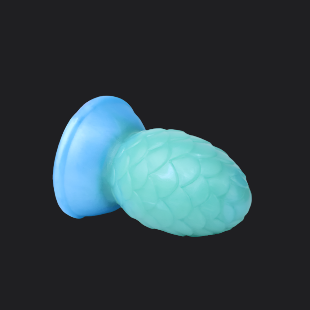 Dragon Dildo® | Tiamat Egg Butt Plug Color: Deep Blue