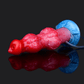 Bunyip ejaculating inflatable dildo small -- Frostbite colourway -- platinum silicone -- Dragon Dildo®