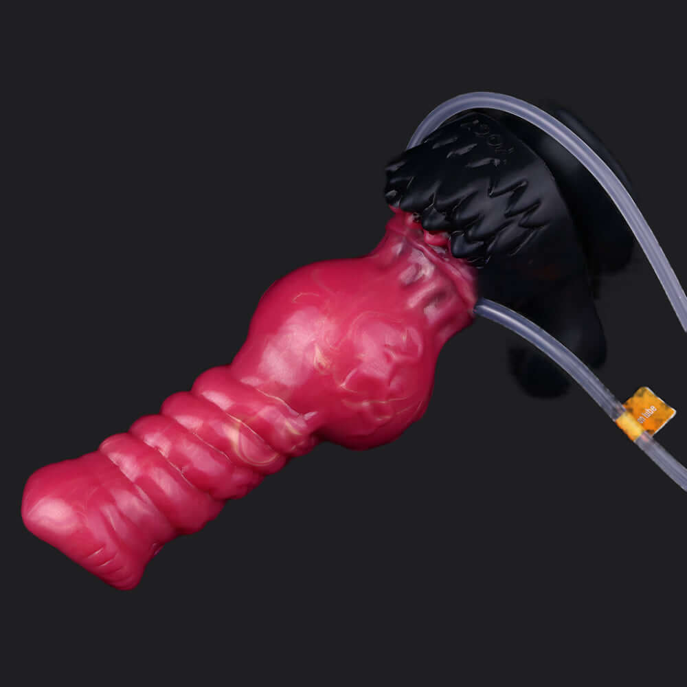 Dragon Dildo® | Ejaculating Inflatable Werewolf Cub Colour: Shadowflame