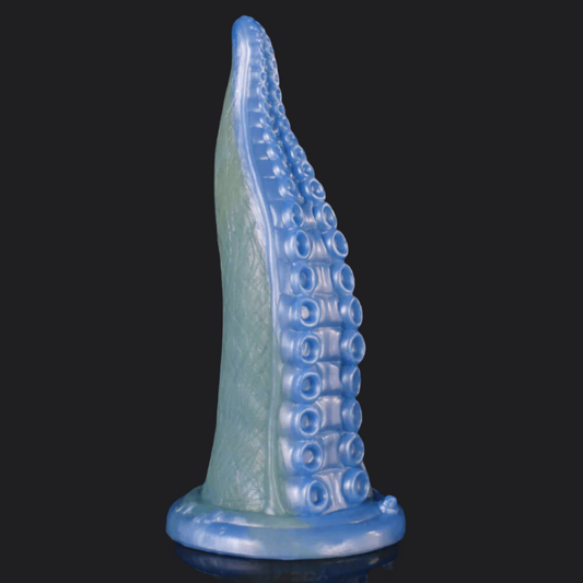 Deep Blue Octopus Tentacle Dildo - Dragon Dildo UK