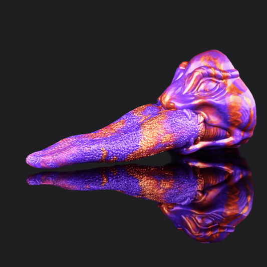 Dragon Dildo® | Demon's Tongue Colour: Purple & Orange