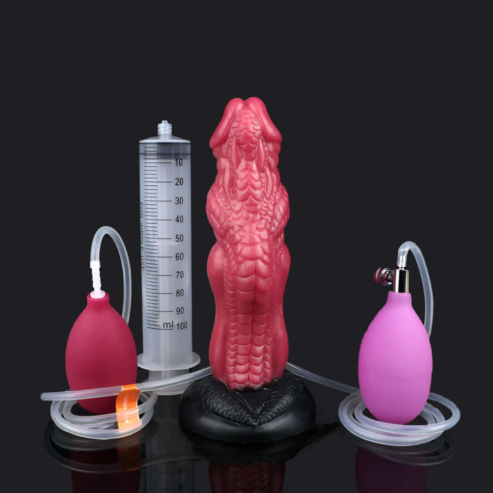 Dragon Dildo® | Maleficent - Ejaculating Inflatable Dildo Colour: Shadowflame