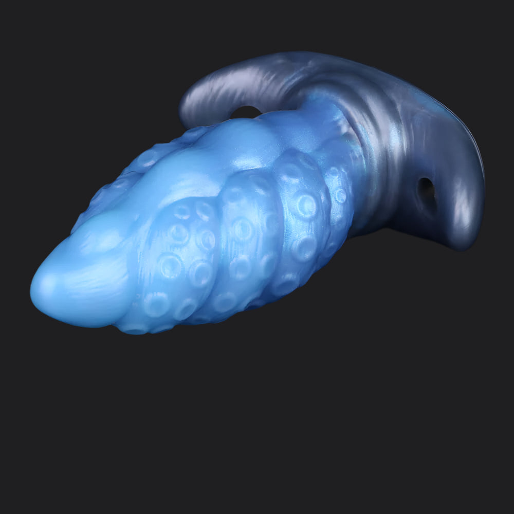 Dragon Dildo® | Facehugger Egg Butt Plug (XL) Color: Frostbite