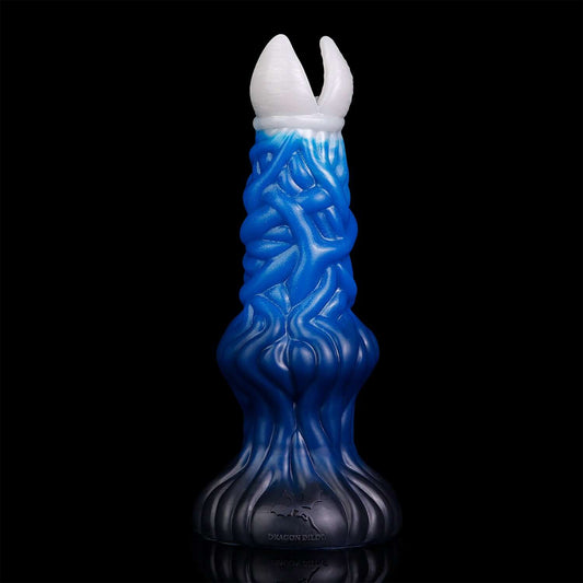 Apsu ovipositor -- Voidstrike colourway -- platinum silicone -- Dragon Dildo®