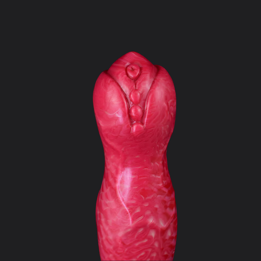 Dragon Dildo® | Cerberus Dildo Color: Blood Wyrm