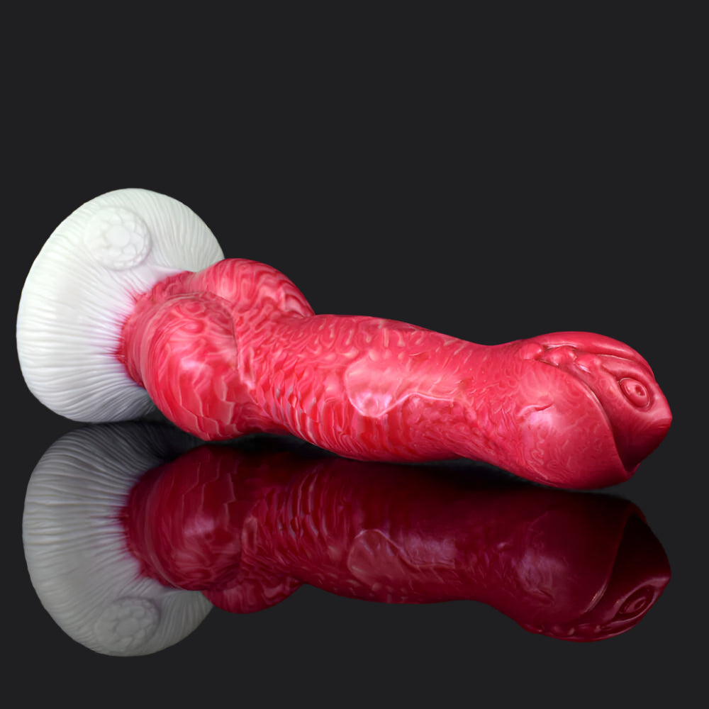 Dragon Dildo® | Cerberus Dildo Color: Blood Wyrm