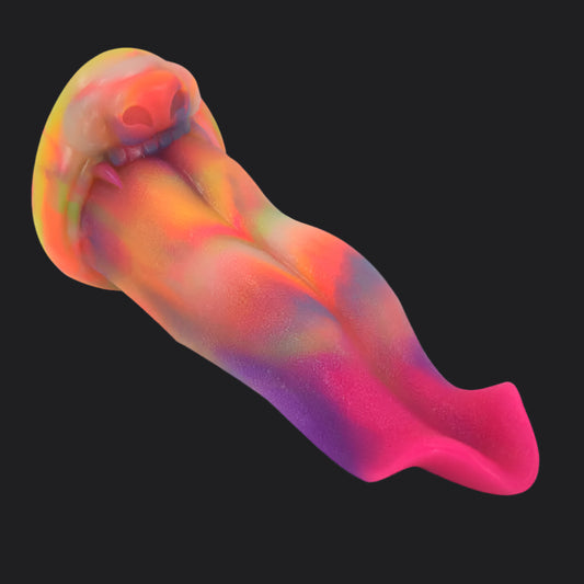 Dragon Dildo® | Monster's Tongue Dildo Color: Rainbow
