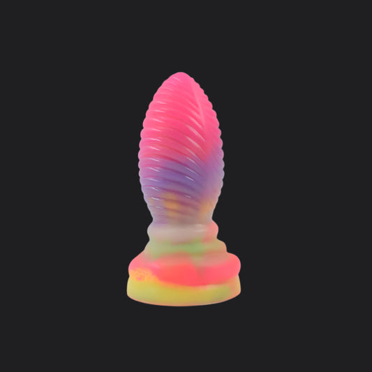 Dragon Dildo® | Iris Dragon Egg Plug Color: Rainbow