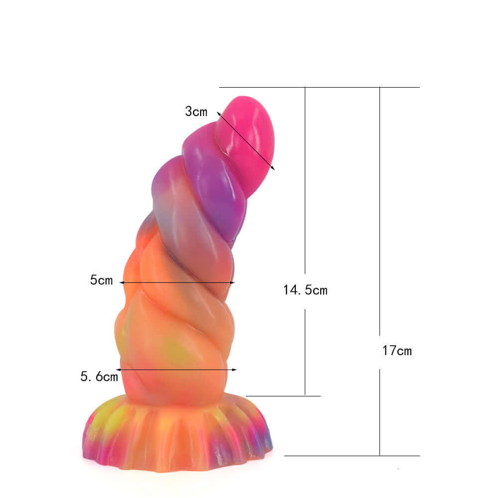 Dragon Dildo® | Ovomorph Alien Butt Plug Color: Rainbow