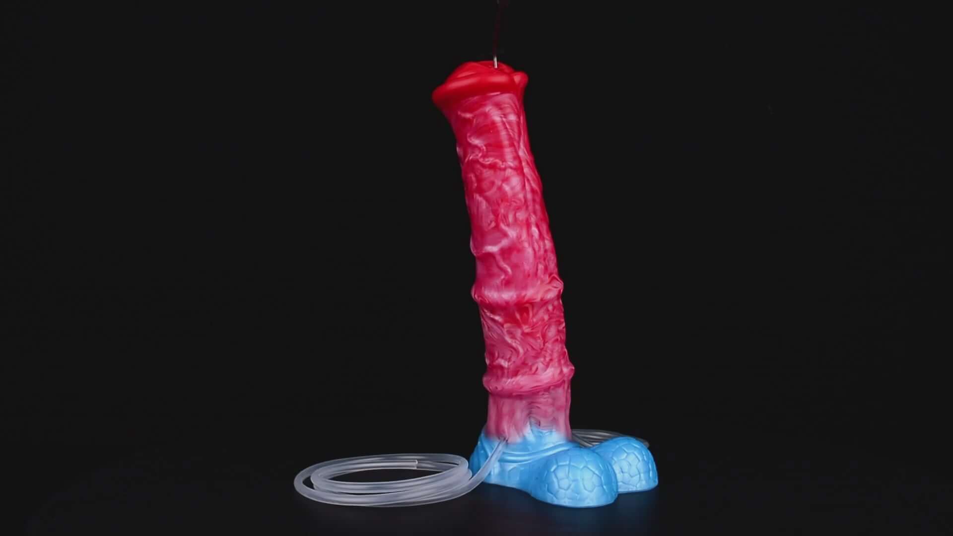 Dragon Dildo® | Eclipse - Ejaculating Inflatable Dildo Colour: Red