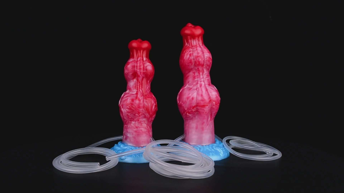 Dragon Dildo® | Bunyip - Ejaculating Inflatable Dildo S Colour: Red