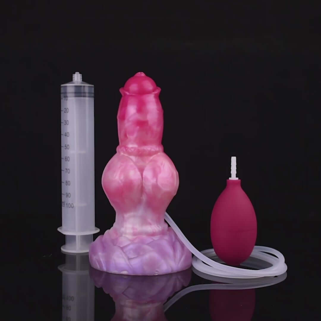 Dragon Dildo® | Swamp Monster Batt - Ejaculating Dildo Colour: Swamp Monster