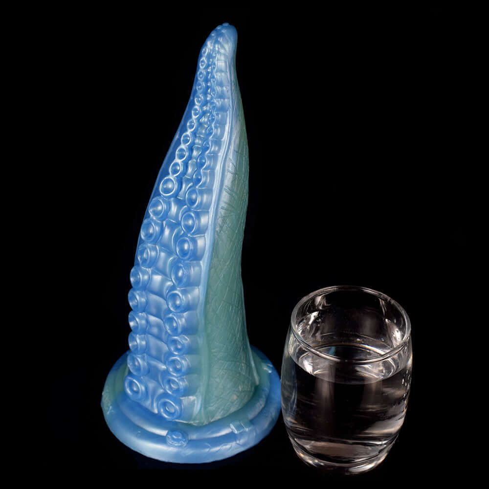 Deep Blue Octopus Tentacle Dildo - Dragon Dildo UK