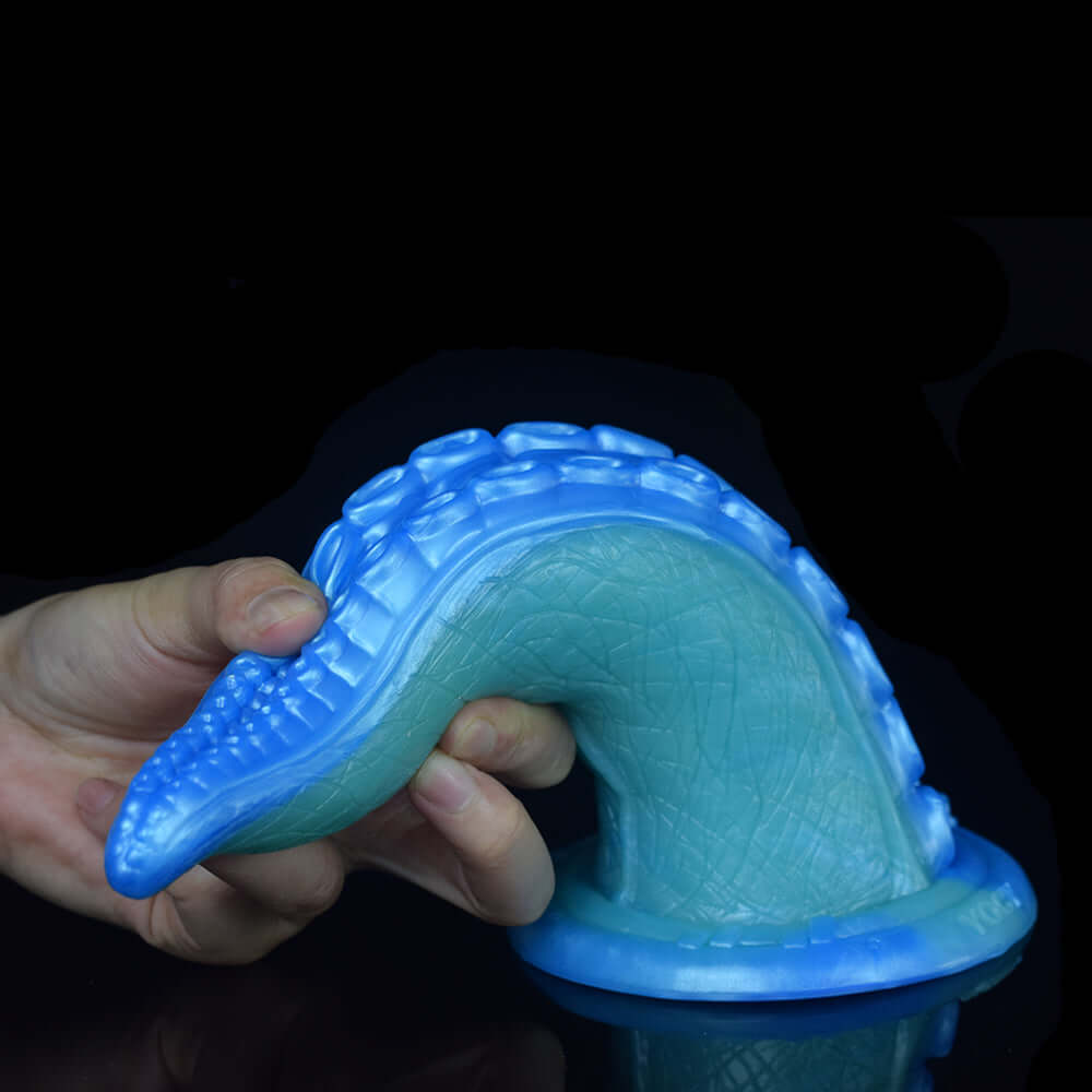 Deep Blue Octopus Tentacle Dildo - Dragon Dildo UK