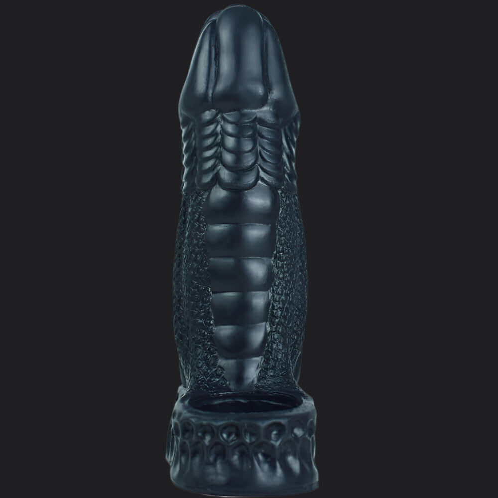 Io Dragon Penis Extender Sleeve - Black - Dragon Dildo UK