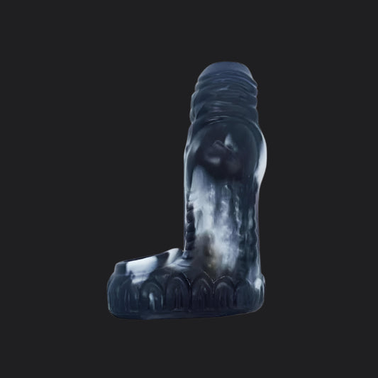 Erek-Hus Dragon Cum Thru Penis Sleeve - Black - Dragon Dildo UK