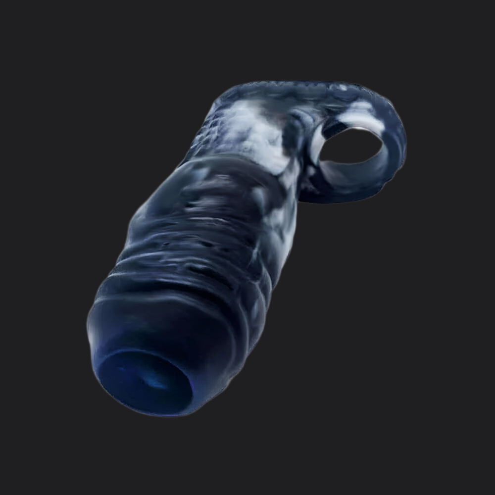 Erek-Hus Dragon Cum Thru Penis Sleeve - Black - Dragon Dildo UK