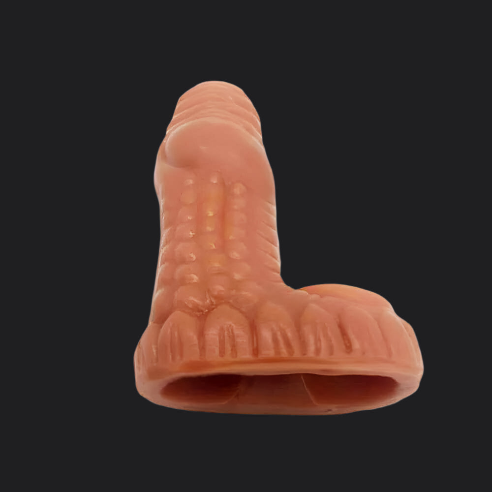 Erek-Hus Dragon Cum Thru Penis Sleeve - Brown - Dragon Dildo UK