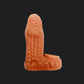 Cum Thru Dragon Slayer Penis Sleeve - Brown
